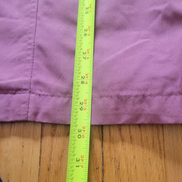 London Fog Women's Jacket Size 8 Reg Mauve Full Button Front With Pockets & Coll - Picture 5 of 6